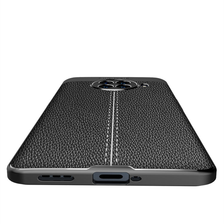 For OPPO ACE2 Litchi Texture TPU Shockproof Case
