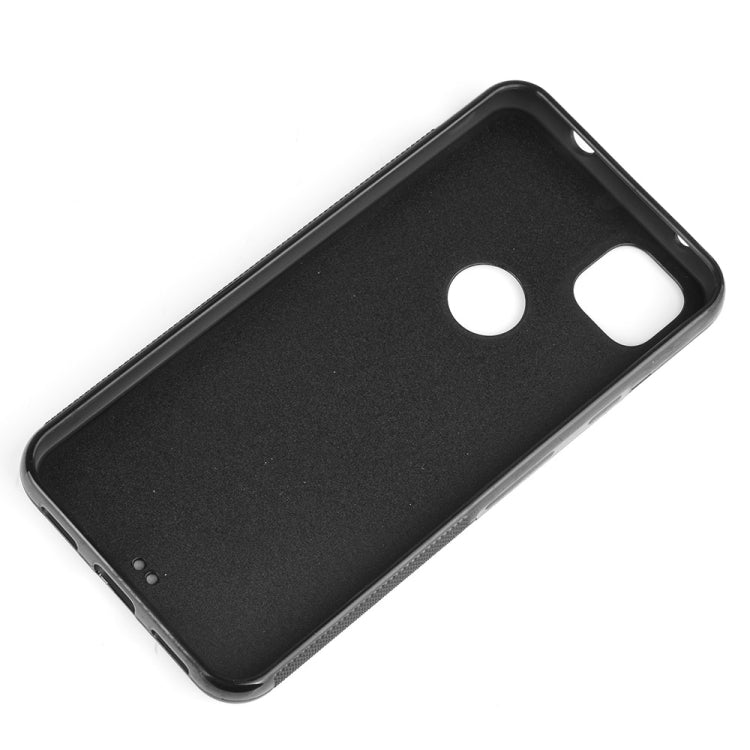 For Google Pixel 4a Shockproof Sewing Cow Pattern Skin PC + PU + TPU Case