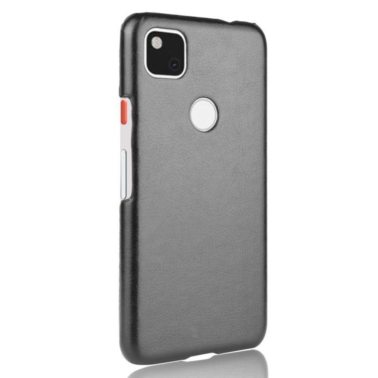 For Google Pixel 4a Shockproof Litchi Texture PC + PU Case