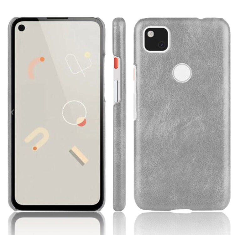 For Google Pixel 4a Shockproof Litchi Texture PC + PU Case