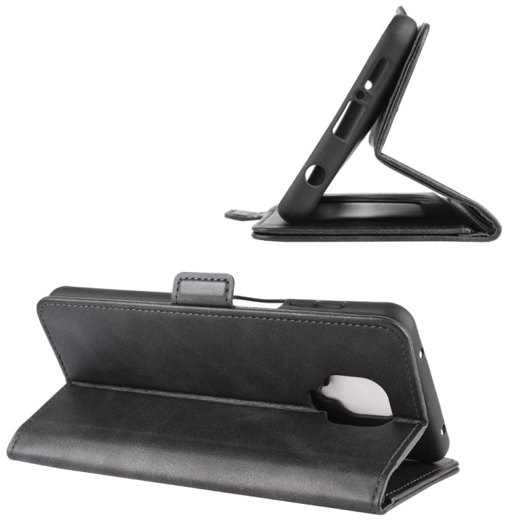 For Xiaomi Redmi Note 9 Pro Dual-side Magnetic Buckle Horizontal Flip Leather Case with Holder & Card Slots & Wallet