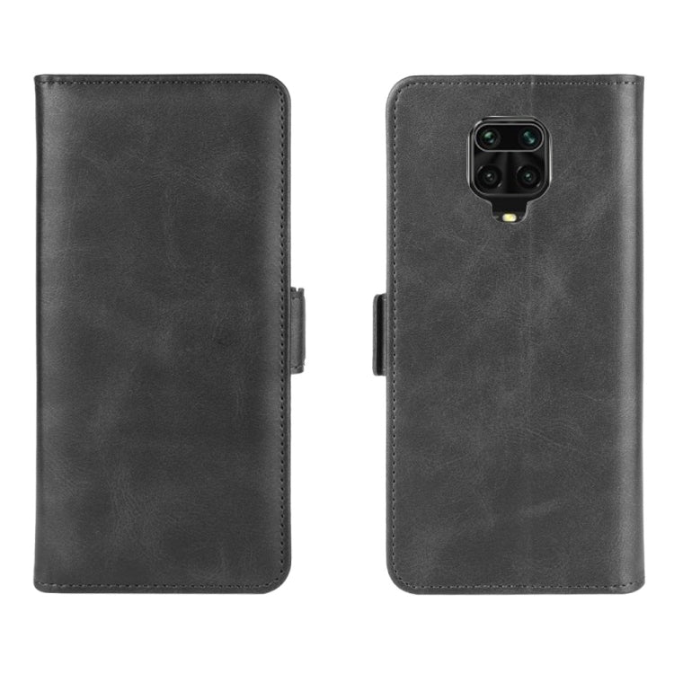 For Xiaomi Redmi Note 9 Pro Dual-side Magnetic Buckle Horizontal Flip Leather Case with Holder & Card Slots & Wallet