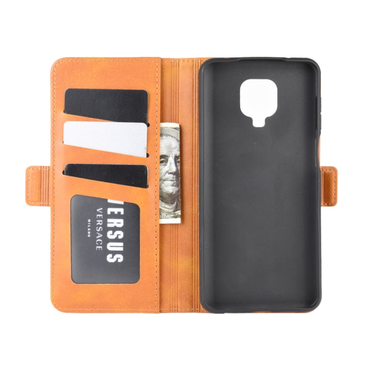 For Xiaomi Redmi Note 9 Pro Dual-side Magnetic Buckle Horizontal Flip Leather Case with Holder & Card Slots & Wallet