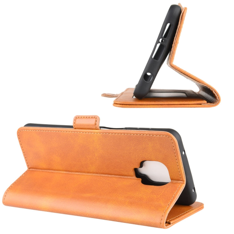 For Xiaomi Redmi Note 9 Pro Dual-side Magnetic Buckle Horizontal Flip Leather Case with Holder & Card Slots & Wallet