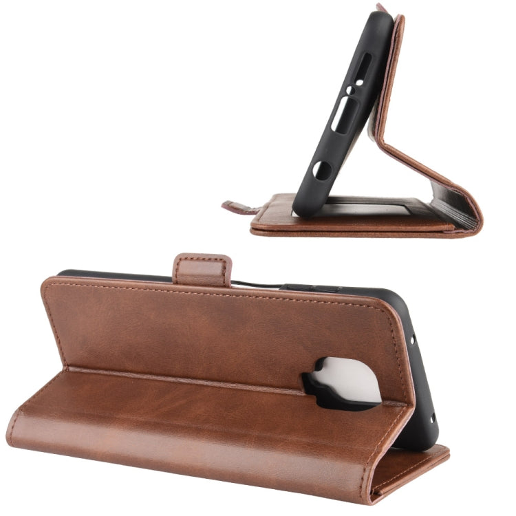 For Xiaomi Redmi Note 9 Pro Dual-side Magnetic Buckle Horizontal Flip Leather Case with Holder & Card Slots & Wallet