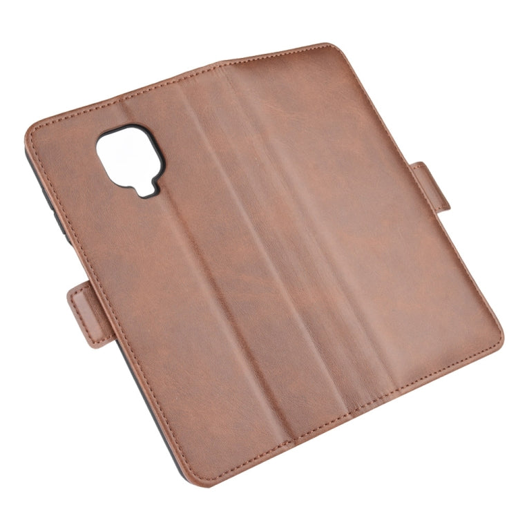 For Xiaomi Redmi Note 9 Pro Dual-side Magnetic Buckle Horizontal Flip Leather Case with Holder & Card Slots & Wallet