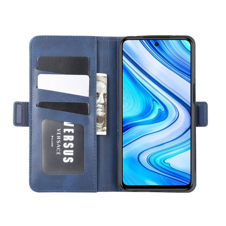 For Xiaomi Redmi Note 9 Pro Dual-side Magnetic Buckle Horizontal Flip Leather Case with Holder & Card Slots & Wallet