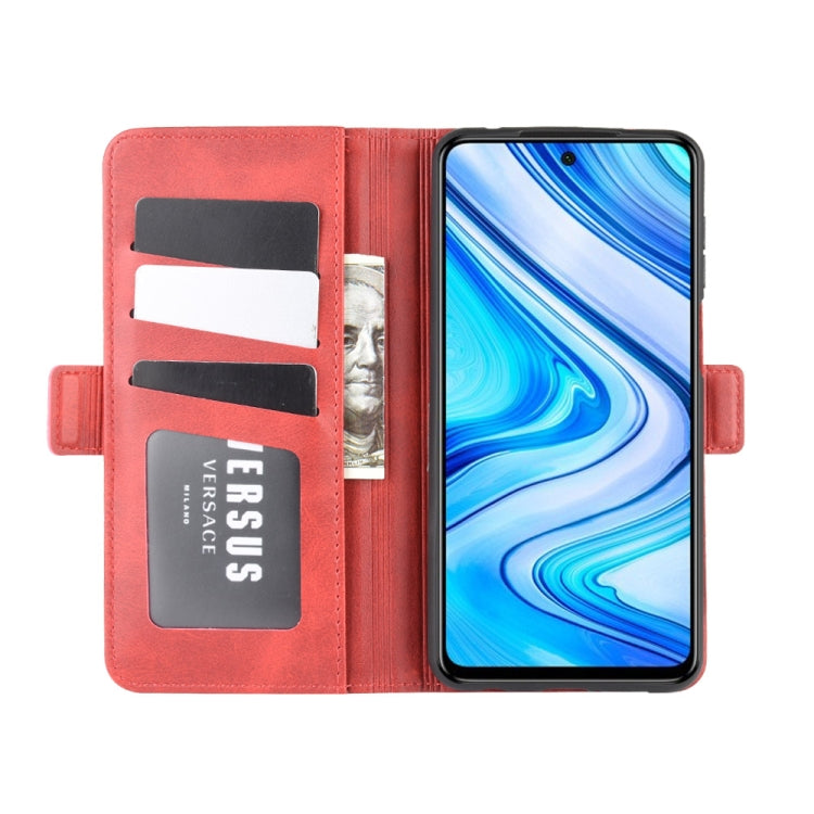 For Xiaomi Redmi Note 9 Pro Dual-side Magnetic Buckle Horizontal Flip Leather Case with Holder & Card Slots & Wallet