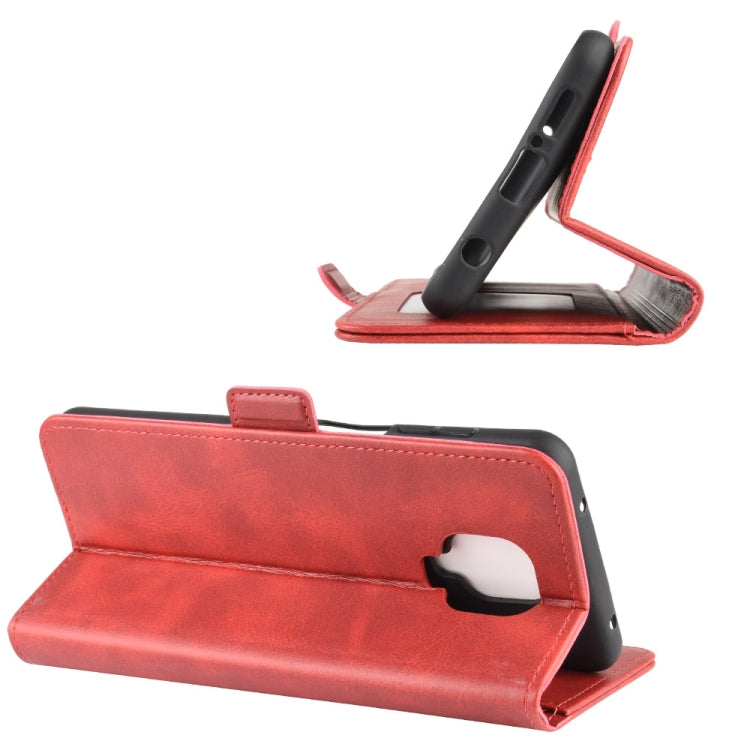 For Xiaomi Redmi Note 9 Pro Dual-side Magnetic Buckle Horizontal Flip Leather Case with Holder & Card Slots & Wallet