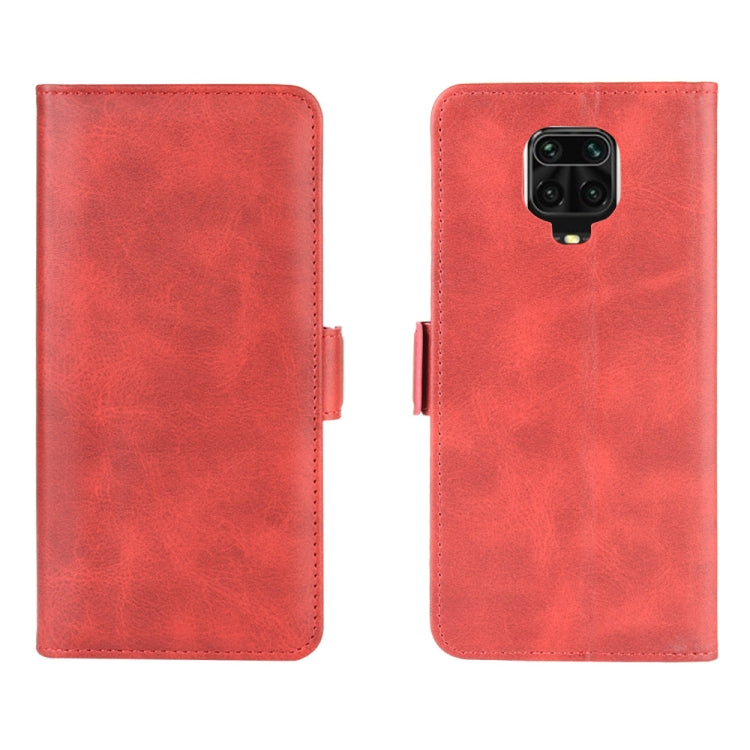 For Xiaomi Redmi Note 9 Pro Dual-side Magnetic Buckle Horizontal Flip Leather Case with Holder & Card Slots & Wallet