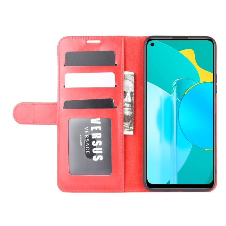 For Huawei Honor 30S R64 Texture Single Horizontal Flip Protective Case with Holder & Card Slots & Wallet& Photo Frame