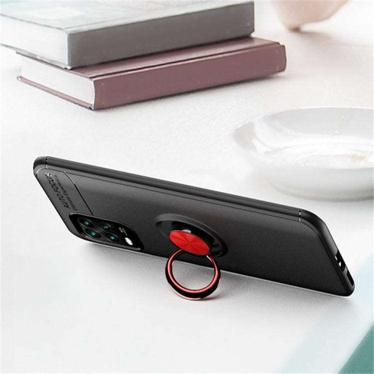 For Xiaomi Mi 10 Lite 5G Metal Ring Holder 360 Degree Rotating TPU Case