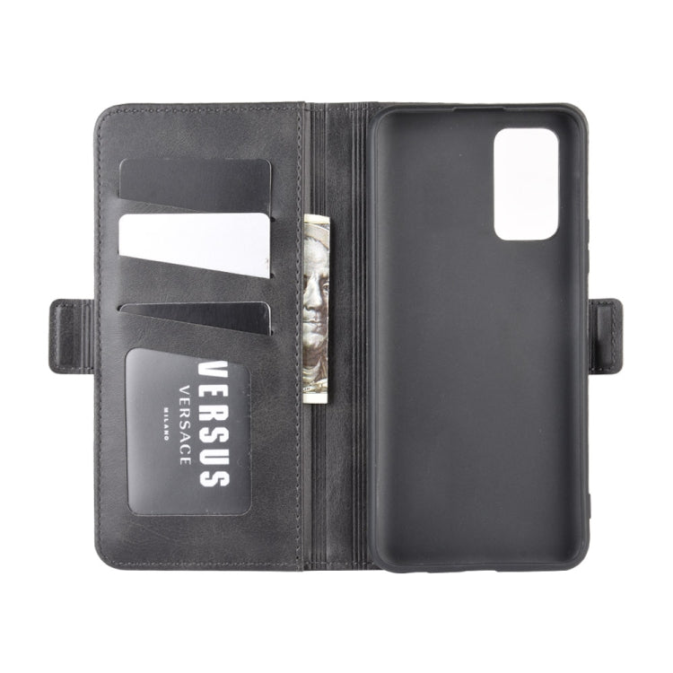 For Huawei Honor 30S Dual-side Magnetic Buckle Horizontal Flip Leather Case with Holder & Card Slots & Wallet