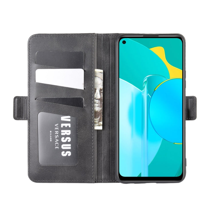 For Huawei Honor 30S Dual-side Magnetic Buckle Horizontal Flip Leather Case with Holder & Card Slots & Wallet