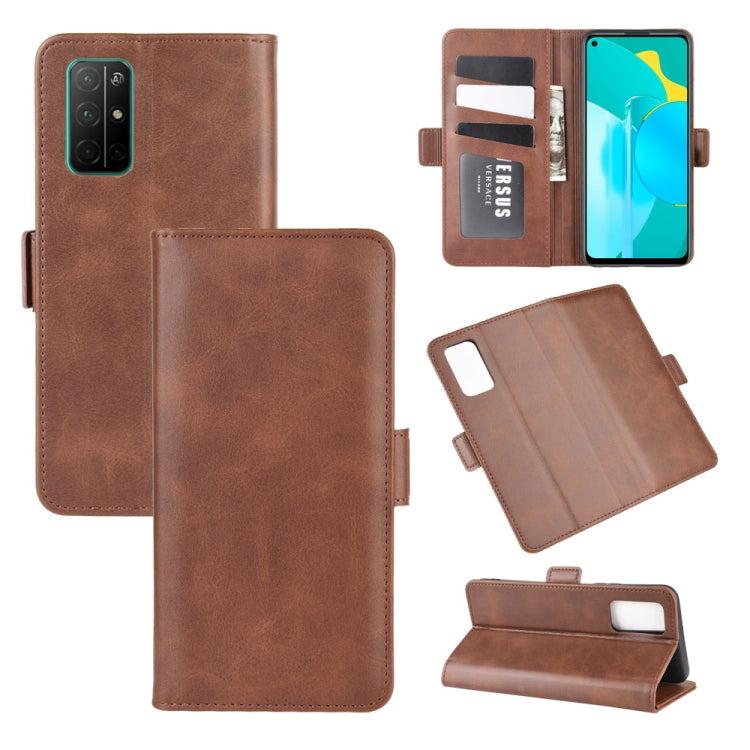 For Huawei Honor 30S Dual-side Magnetic Buckle Horizontal Flip Leather Case with Holder & Card Slots & Wallet