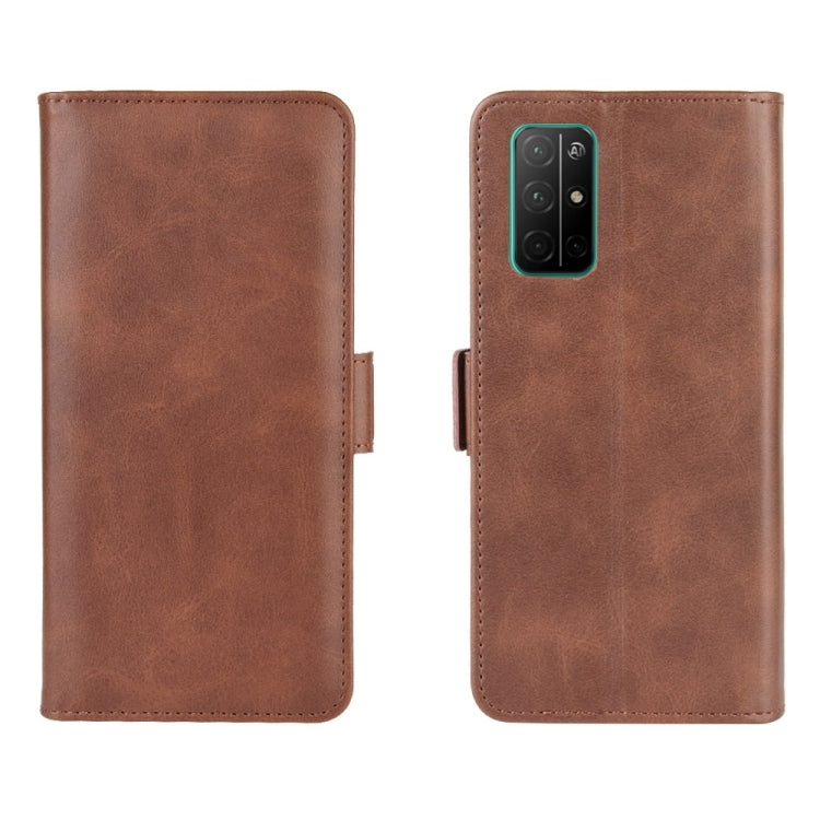 For Huawei Honor 30S Dual-side Magnetic Buckle Horizontal Flip Leather Case with Holder & Card Slots & Wallet