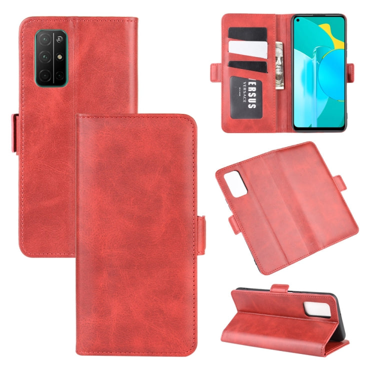 For Huawei Honor 30S Dual-side Magnetic Buckle Horizontal Flip Leather Case with Holder & Card Slots & Wallet