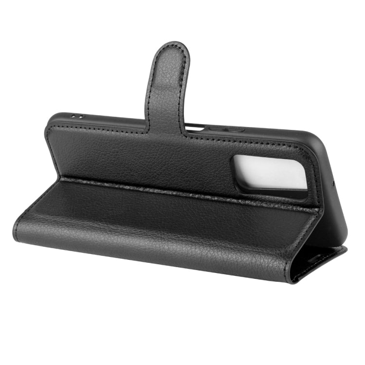 For Huawei Honor 30S Litchi Texture Horizontal Flip Protective Case with Holder & Card Slots & Wallet