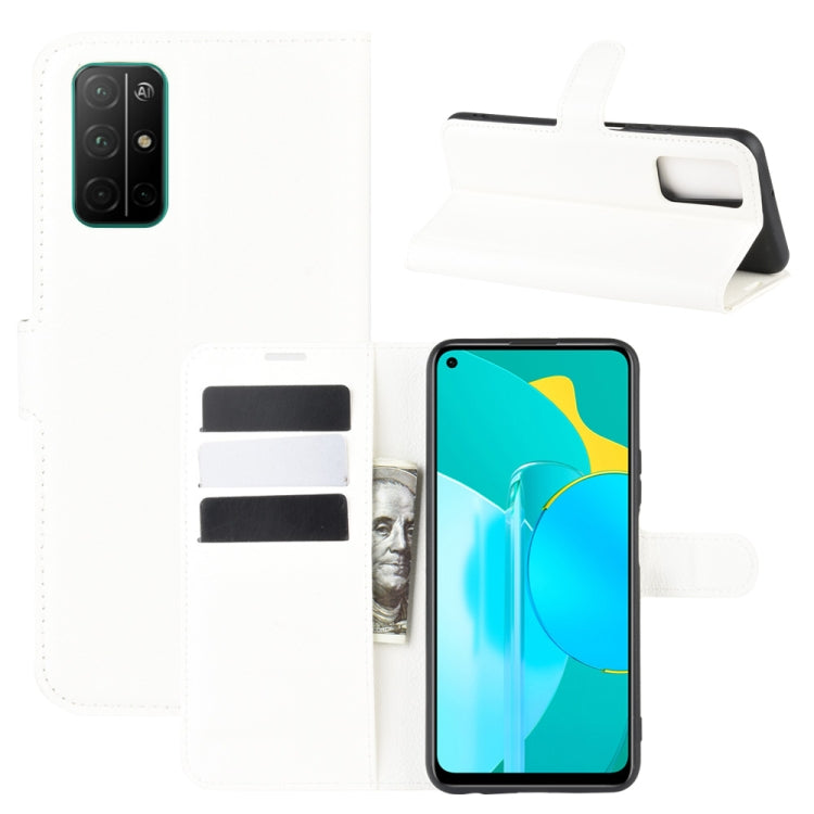 For Huawei Honor 30S Litchi Texture Horizontal Flip Protective Case with Holder & Card Slots & Wallet