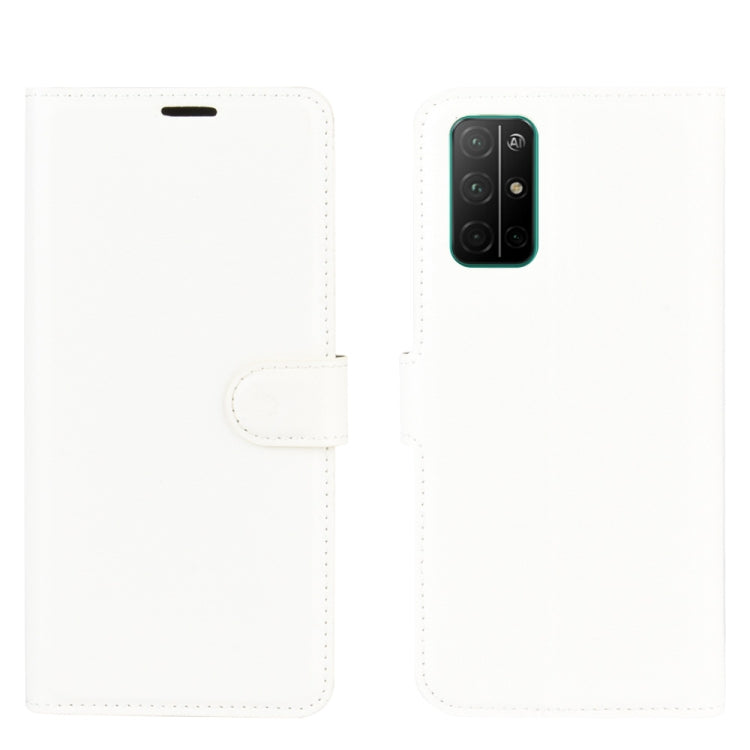 For Huawei Honor 30S Litchi Texture Horizontal Flip Protective Case with Holder & Card Slots & Wallet