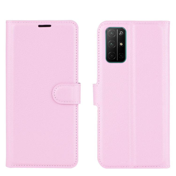 For Huawei Honor 30S Litchi Texture Horizontal Flip Protective Case with Holder & Card Slots & Wallet