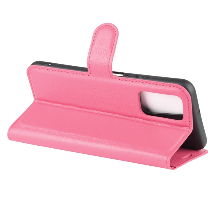 For Huawei Honor 30S Litchi Texture Horizontal Flip Protective Case with Holder & Card Slots & Wallet