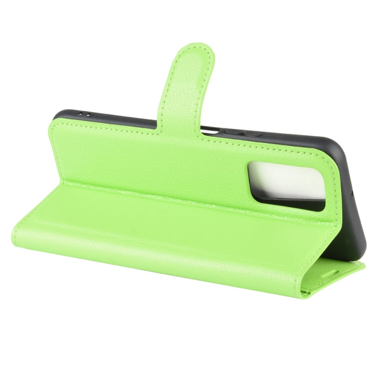 For Huawei Honor 30S Litchi Texture Horizontal Flip Protective Case with Holder & Card Slots & Wallet