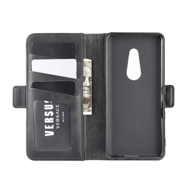 For Arrows Be4 F-41A Dual-side Magnetic Buckle Horizontal Flip Leather Case with Holder & Card Slots & Wallet