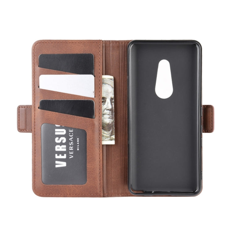 For Arrows Be4 F-41A Dual-side Magnetic Buckle Horizontal Flip Leather Case with Holder & Card Slots & Wallet