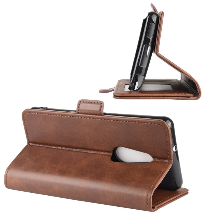 For Arrows Be4 F-41A Dual-side Magnetic Buckle Horizontal Flip Leather Case with Holder & Card Slots & Wallet