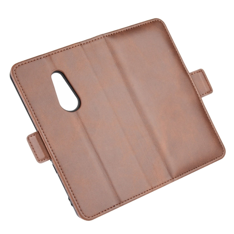 For Arrows Be4 F-41A Dual-side Magnetic Buckle Horizontal Flip Leather Case with Holder & Card Slots & Wallet