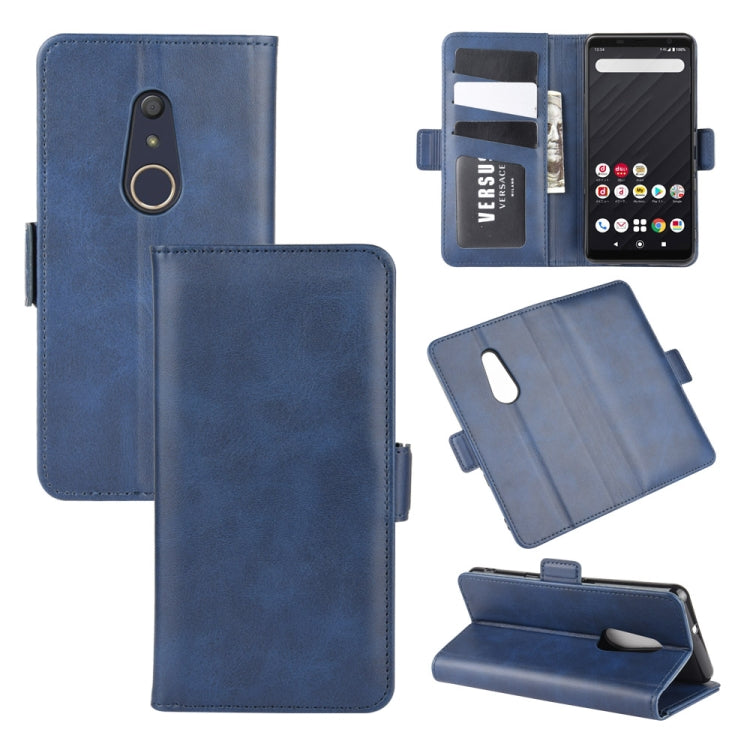 For Arrows Be4 F-41A Dual-side Magnetic Buckle Horizontal Flip Leather Case with Holder & Card Slots & Wallet