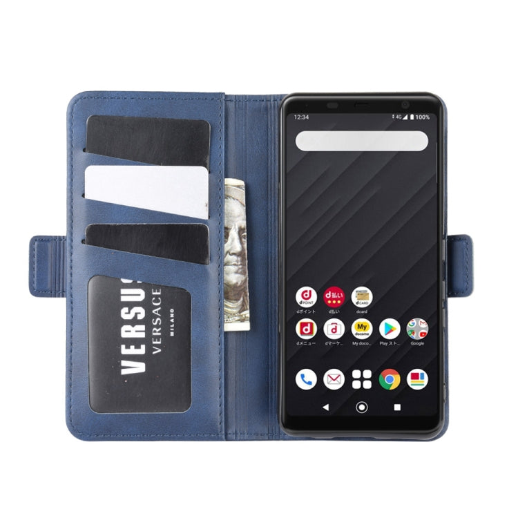 For Arrows Be4 F-41A Dual-side Magnetic Buckle Horizontal Flip Leather Case with Holder & Card Slots & Wallet