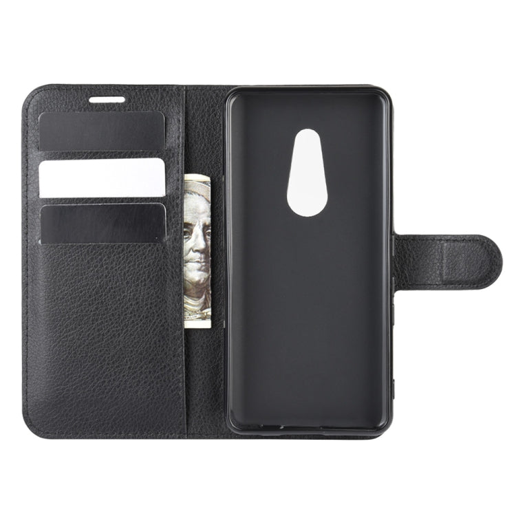 For Arrows Be4 F-41A Litchi Texture Horizontal Flip Protective Case with Holder & Card Slots & Wallet