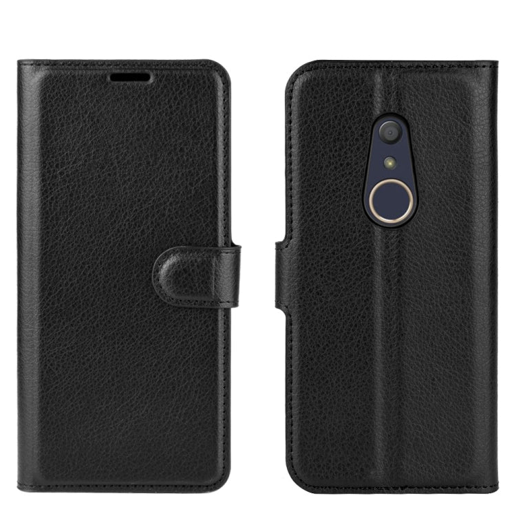For Arrows Be4 F-41A Litchi Texture Horizontal Flip Protective Case with Holder & Card Slots & Wallet