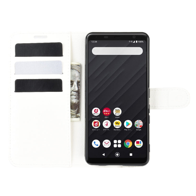 For Arrows Be4 F-41A Litchi Texture Horizontal Flip Protective Case with Holder & Card Slots & Wallet