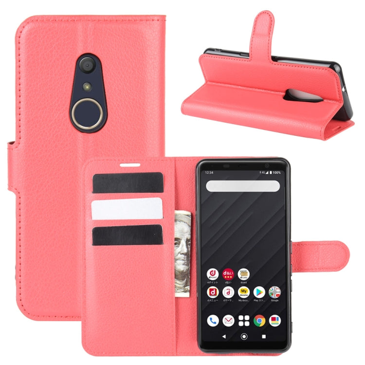 For Arrows Be4 F-41A Litchi Texture Horizontal Flip Protective Case with Holder & Card Slots & Wallet