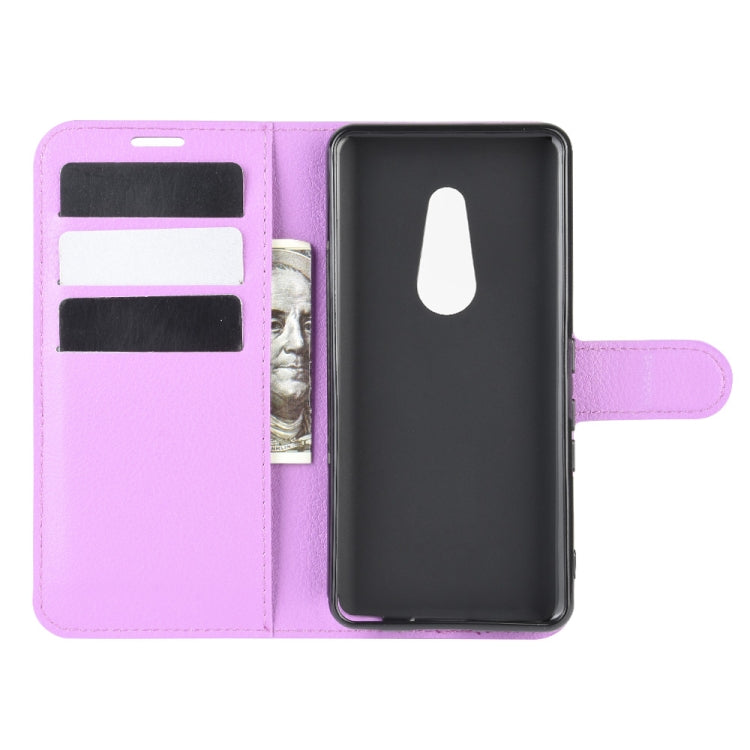 For Arrows Be4 F-41A Litchi Texture Horizontal Flip Protective Case with Holder & Card Slots & Wallet