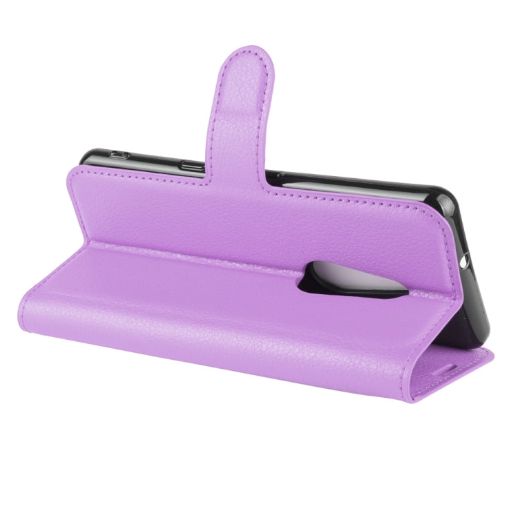 For Arrows Be4 F-41A Litchi Texture Horizontal Flip Protective Case with Holder & Card Slots & Wallet