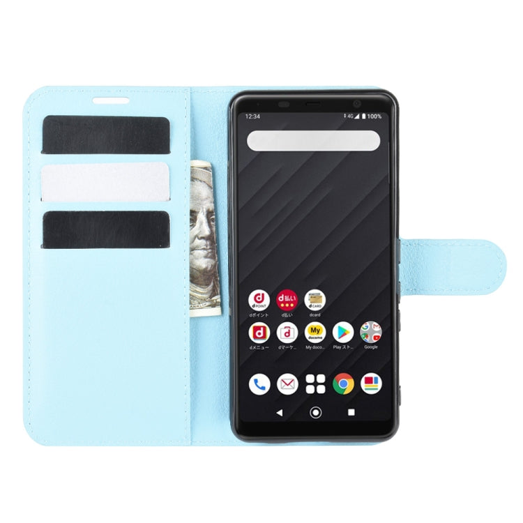 For Arrows Be4 F-41A Litchi Texture Horizontal Flip Protective Case with Holder & Card Slots & Wallet