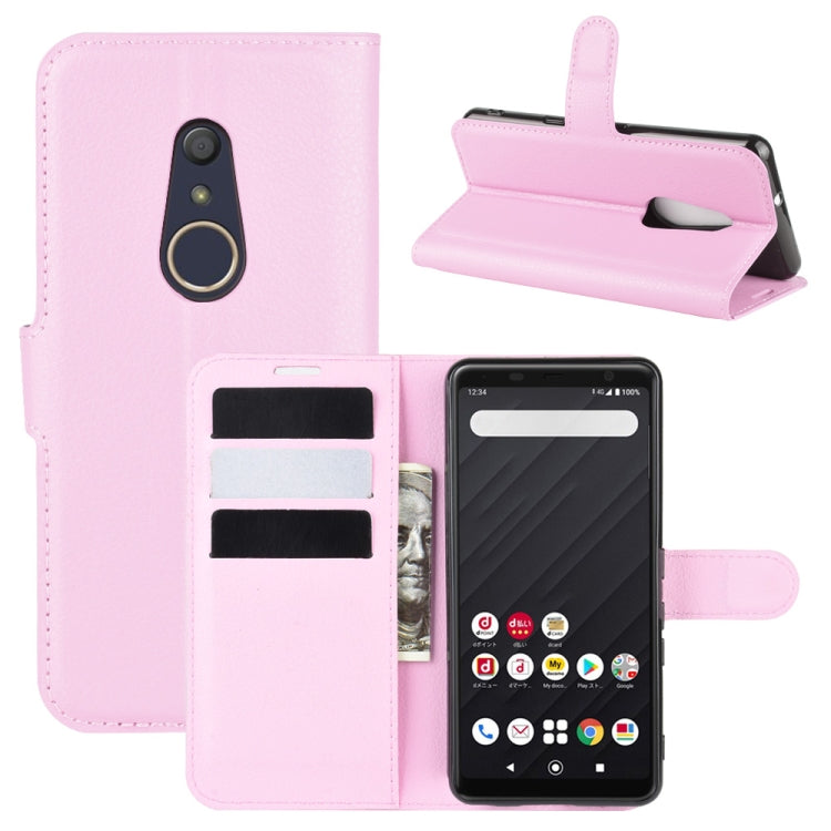 For Arrows Be4 F-41A Litchi Texture Horizontal Flip Protective Case with Holder & Card Slots & Wallet