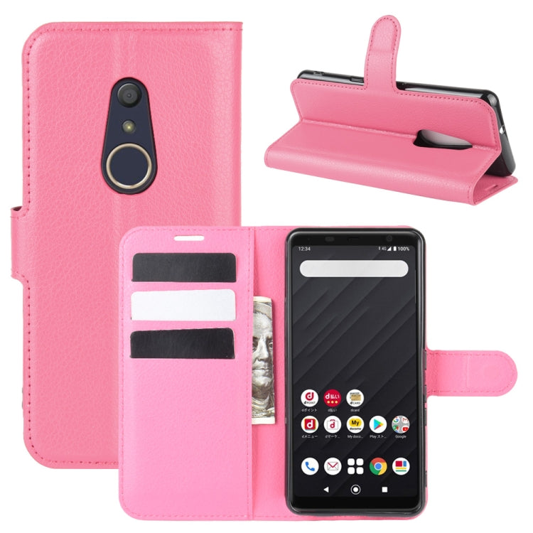 For Arrows Be4 F-41A Litchi Texture Horizontal Flip Protective Case with Holder & Card Slots & Wallet