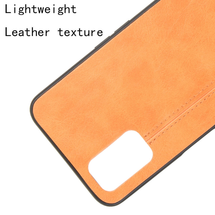 For Oppo A52 Shockproof Sewing Cow Pattern Skin PC + PU + TPU Case