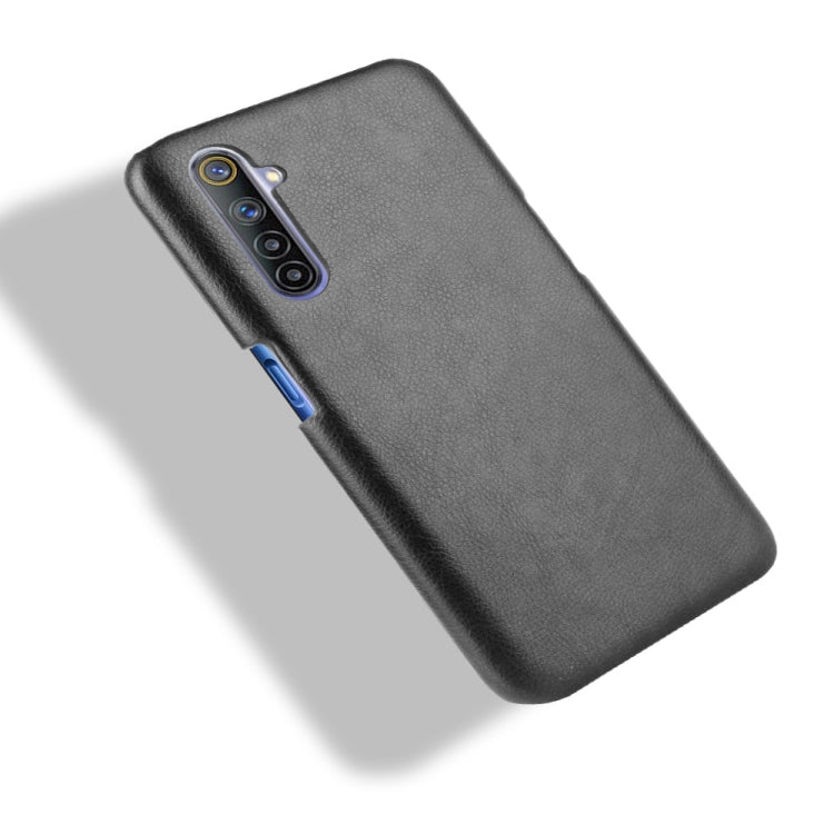 For Oppo Realme 6 Shockproof Litchi Texture PC + PU Case