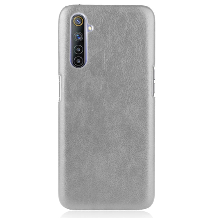 For Oppo Realme 6 Shockproof Litchi Texture PC + PU Case