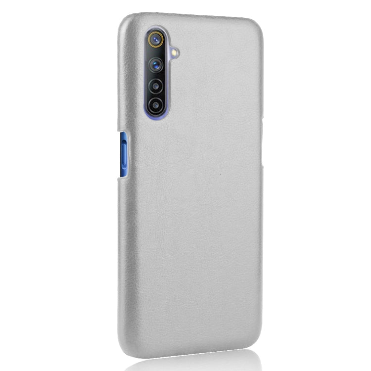 For Oppo Realme 6 Shockproof Litchi Texture PC + PU Case