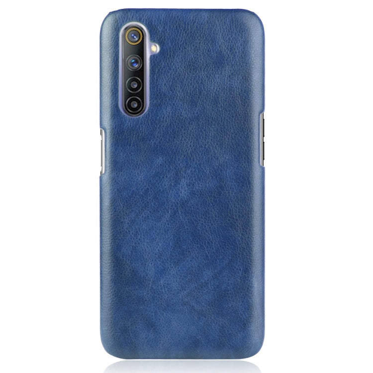 For Oppo Realme 6 Shockproof Litchi Texture PC + PU Case