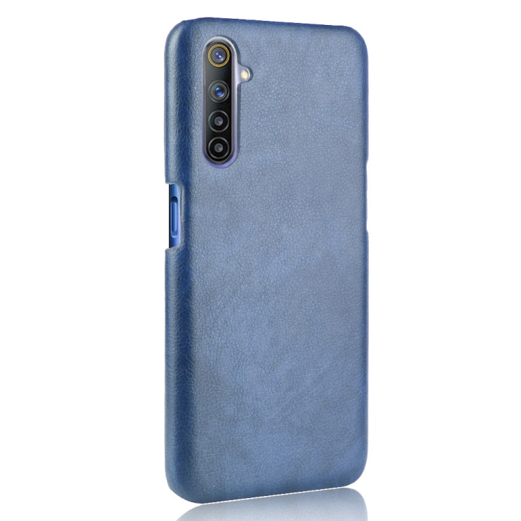 For Oppo Realme 6 Shockproof Litchi Texture PC + PU Case