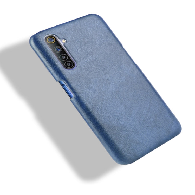 For Oppo Realme 6 Shockproof Litchi Texture PC + PU Case