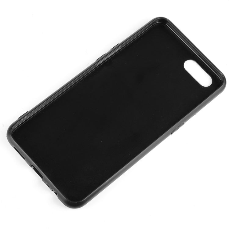 For Oppo A12e Shockproof Sewing Cow Pattern Skin PC + PU + TPU Case